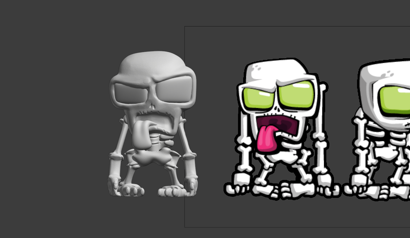 STL file Jaime Bones Skeleton Zombie Infection・Model to download and